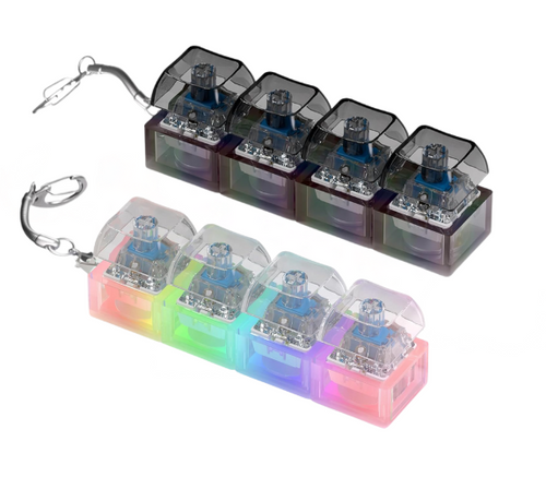 Relaxify ™ - Llavero teclado antiestrés con luz LED
